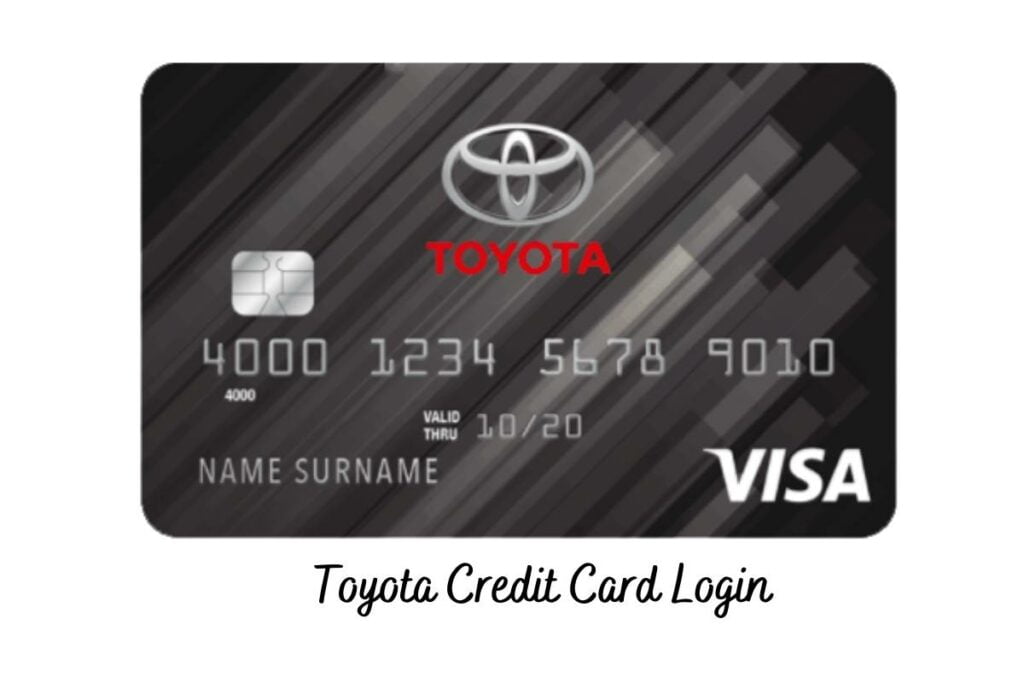 Toyota Credit Card Login