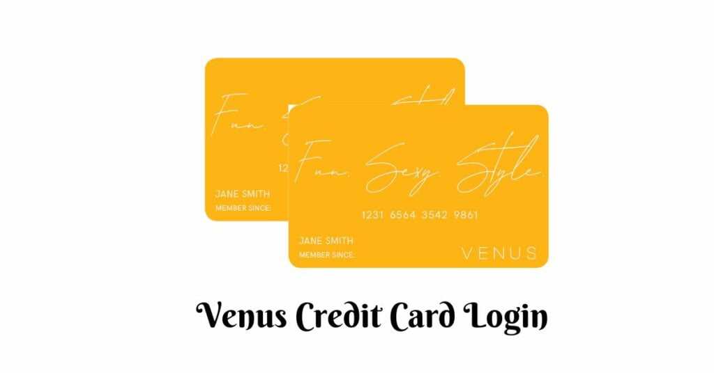 Venus Credit Card Login