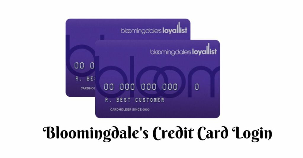 Bloomingdale's Credit Card Login