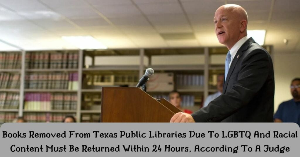 Books Removed From Texas Public Libraries Due To LGBTQ And Racial Content Must Be Returned Within 24 Hours, According To A Judge